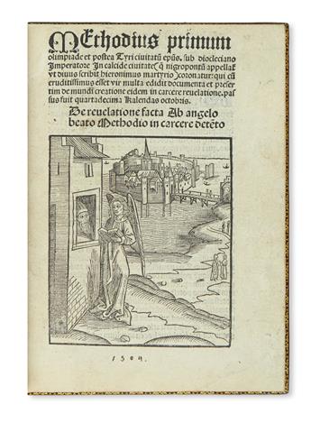 METHODIUS, Saint, falsely attributed to. De revelatione facta ab angelo beato Methodio in carcere dete[n]to.  1504